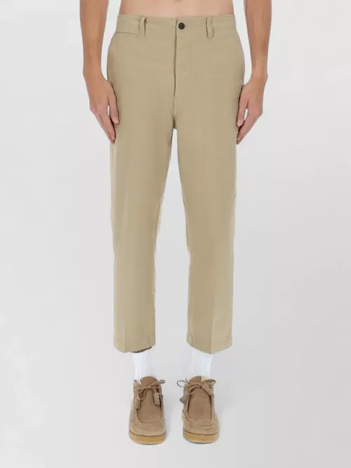 Visvim - cropped trousers with pockets and loop