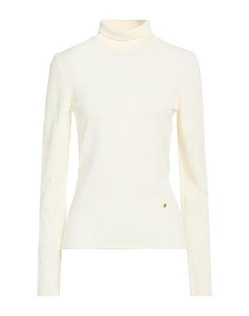 Woman Turtleneck Ivory Size 8 Viscose, Polyamide