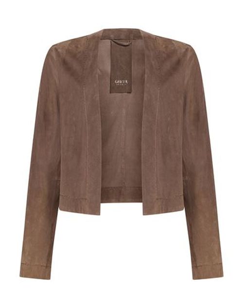 Woman Jacket Khaki Size 12 Lambskin