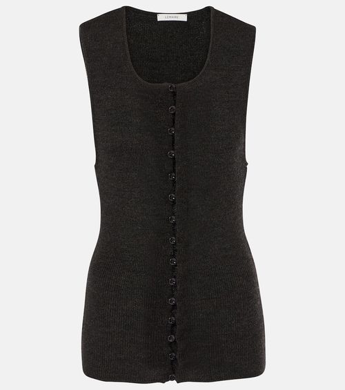 Wool-blend vest