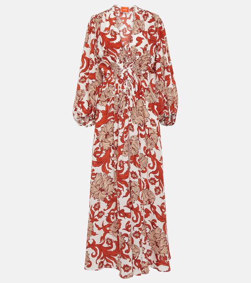 Camerino silk crêpe de chine maxi dress