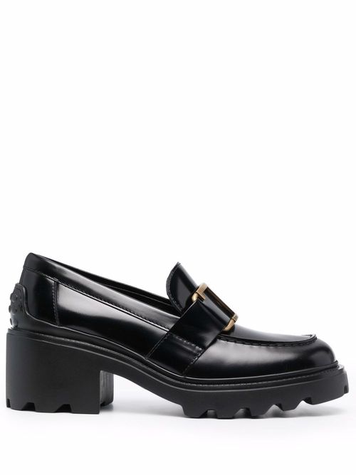 Logo-plaque 60mm loafers - Black