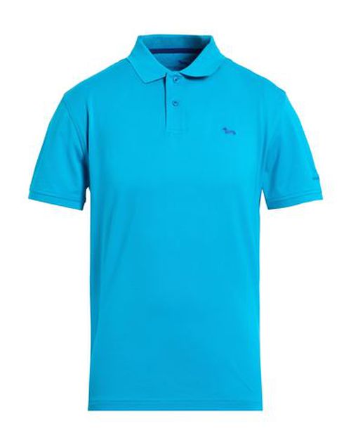 Man Polo shirt Turquoise Size 3XL Cotton