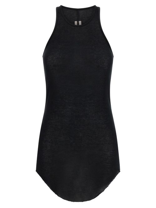 Basic Rib Tank Top — Black