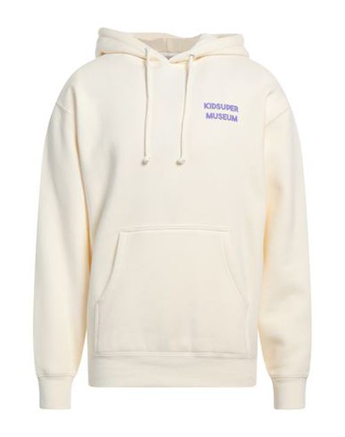 Man Sweatshirt Beige Size S Cotton, Polyester