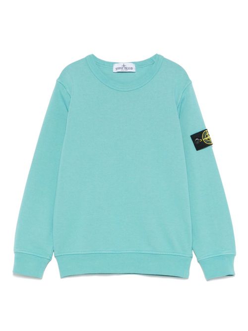 Compass-badge sweatshirt - Blue