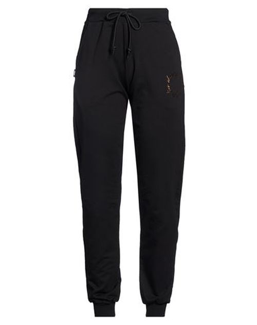 Woman Pants Black Size S Cotton, Elastane