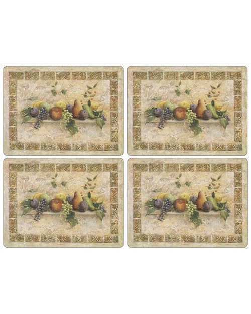 Pimpernel Tuscan Palette Placemats Set of 4
