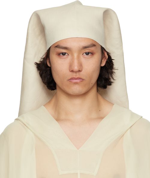 Rick Owens Off-White Hollywood Wig Hat