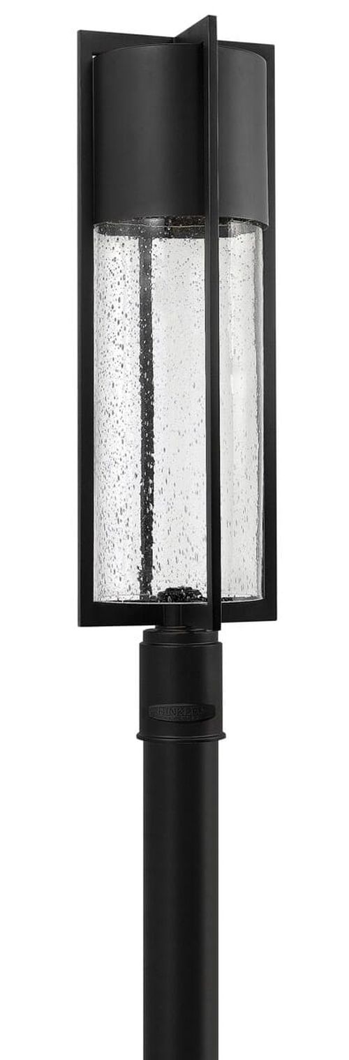 Black LED Post Top Pier Mount from the Shelter Collection