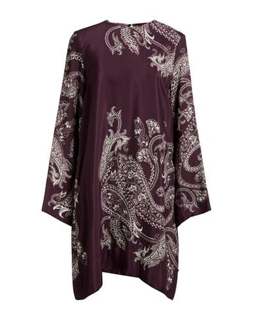 Co. go Woman Mini dress Dark purple Size 10 Silk
