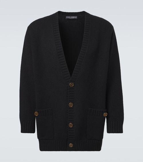 DG wool-blend cardigan