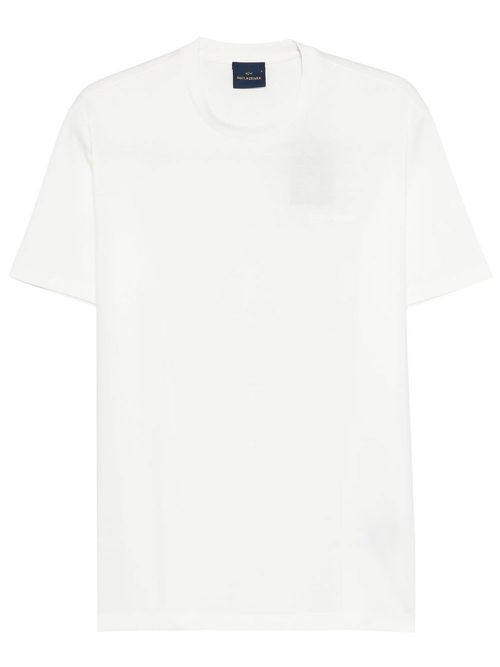 Cotton T-Shirt With Tone-On-Tone Logo Embroidery