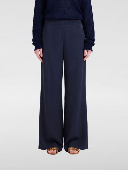 MOMONÌ Pants Woman color Blue
