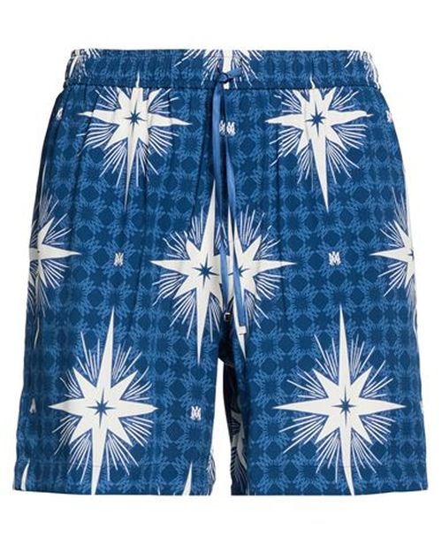 Man Shorts & Bermuda Shorts Blue Size L Viscose