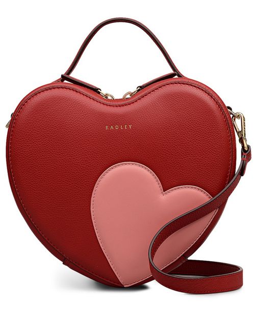 My Love Zip-Top Crossbody Bag - Claret