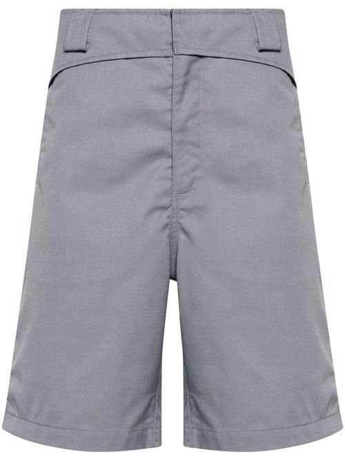 Folded Belt bermuda shorts - Grey