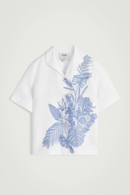 LINEN SHORT-SLEEVED SHIRT