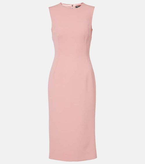 Virgin wool midi dress