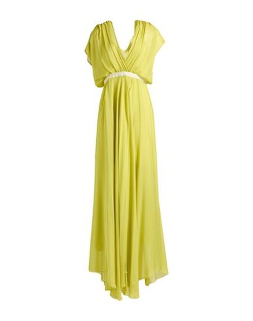 Forte_forte Woman Maxi dress Lime green Size 0 Silk