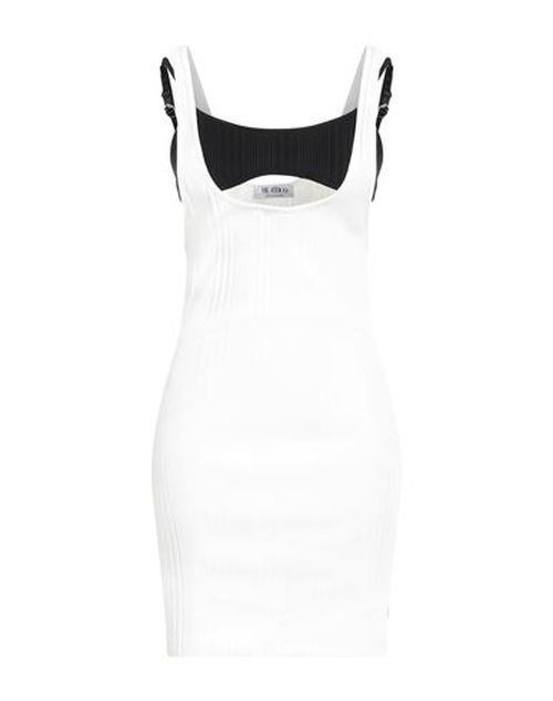 The Attico Woman Mini dress White Size 2 Cotton