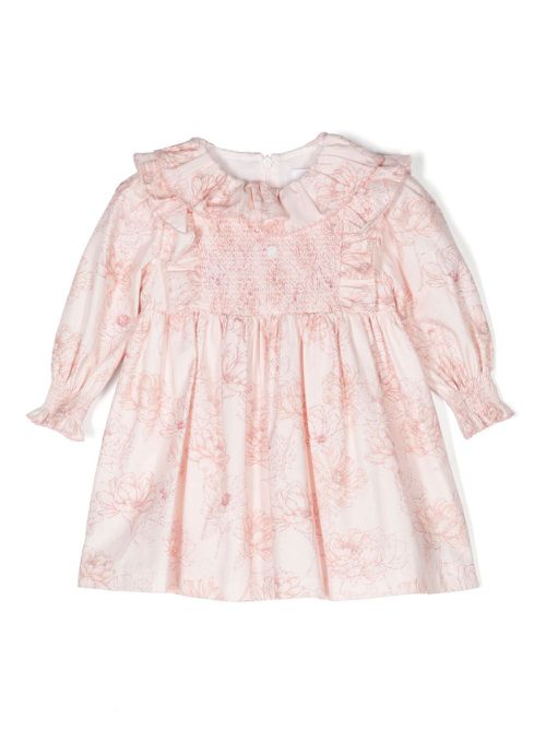 Floral-print dress - Pink