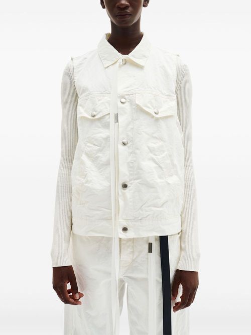 Ann Demeulemeester Juliette waistcoat - White