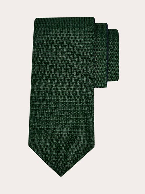 Men Silk and cashmere tie - Infinite Inspirations Green