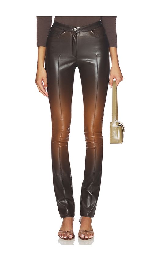 GCDS PANTALON ZIPPERS FADED en Brown. 36. Also