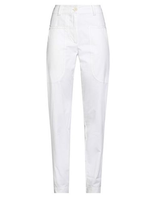 Woman Pants Ivory Size S Cotton