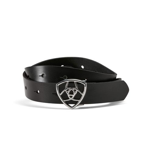 Kid's Shield Belt in Black, Size Large, by