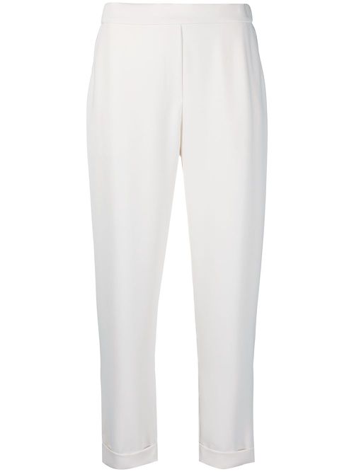 Pany cropped trousers - White