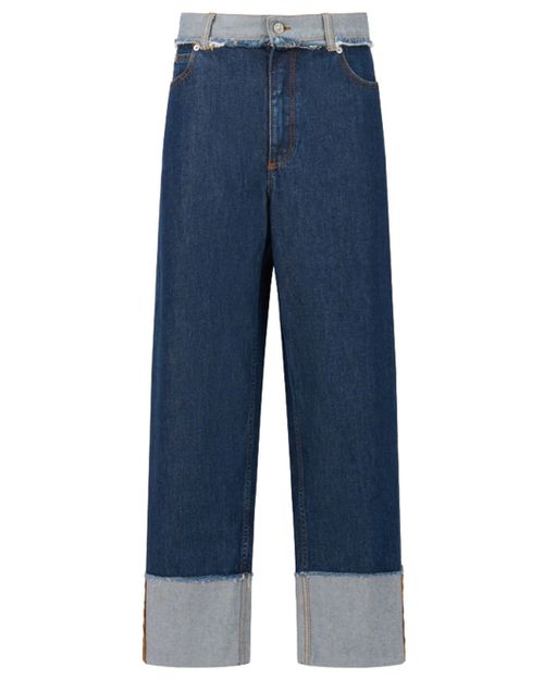 Blue Denim Inside-Out Jeans