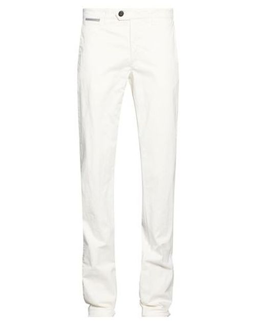Man Pants Ivory Size 31 Cotton, Elastane