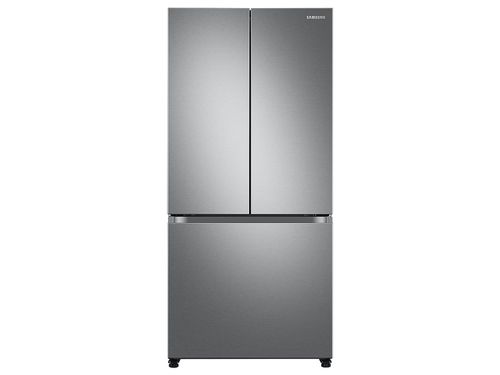 18 cu. ft. Smart Counter Depth 3-Door French Door Refrigerator in Silver(RF18A5101SR/AA)