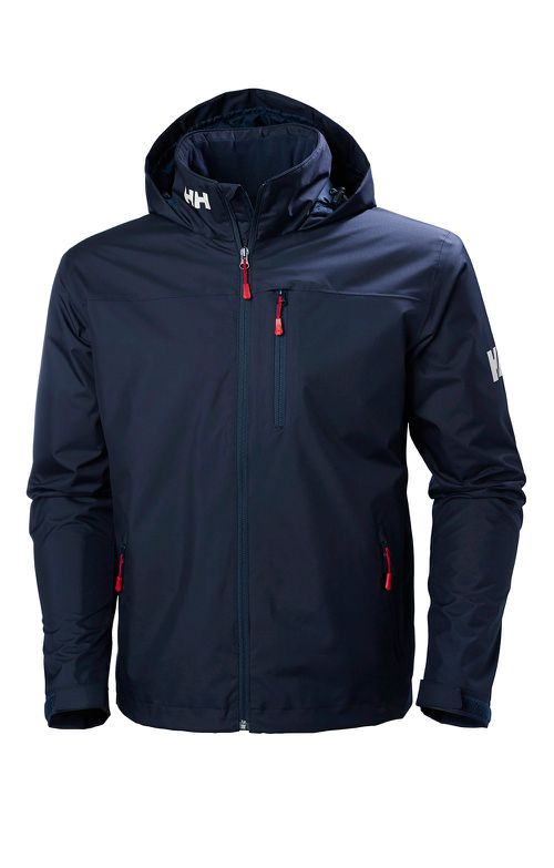 Men's Crew Hooded Jacket - Navy Blue, Navy