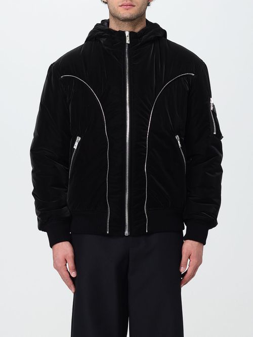 Coat Men color Black