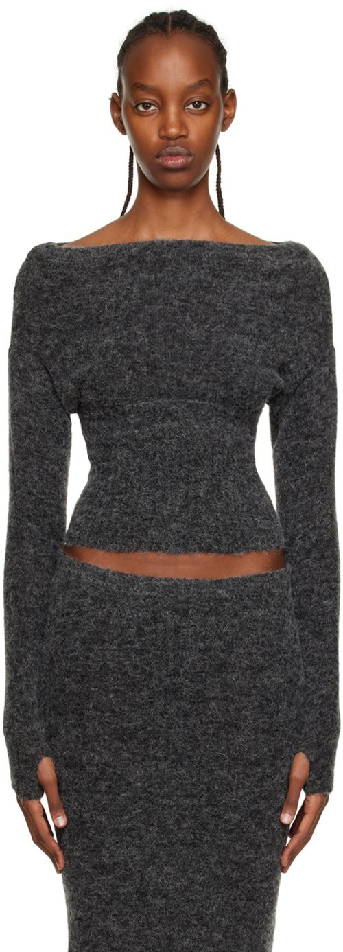 Gray Margarita Sweater