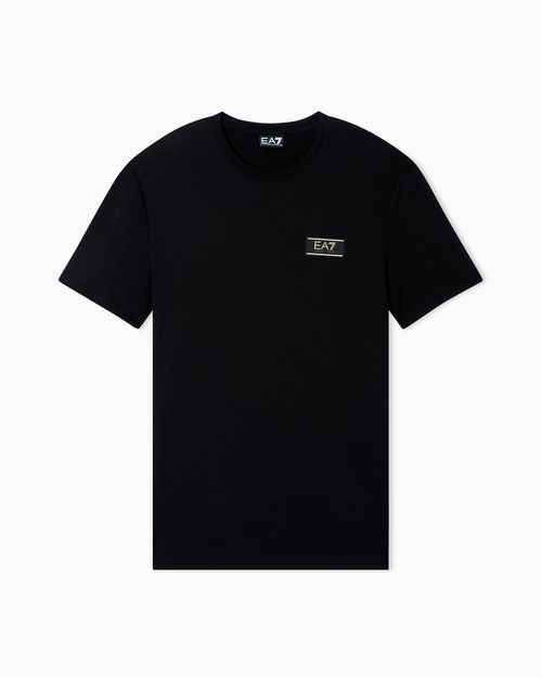 Premium Label stretch viscose-blend crew-neck T-Shirt