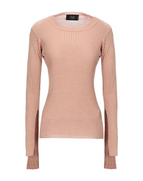 Maison Flâneur Woman Sweater Camel Size 4 Modal, Cashmere
