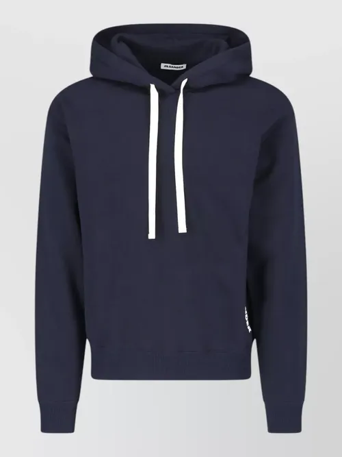 Jil Sander - hooded sweatshirt relaxed fit drawstring hood