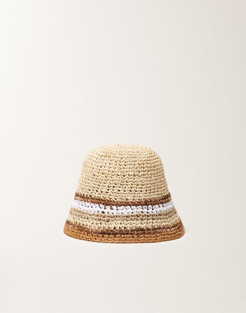 Crochet fisherman hat in raffia, various colors