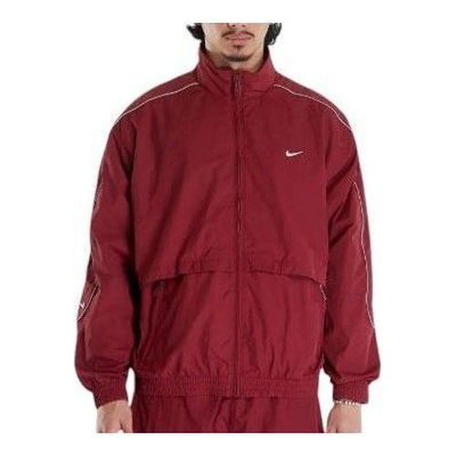 Sportswear Solo Swoosh Woven Track Jacket 'Red'