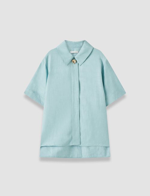Volu Light Linen Blend Shirt - 32