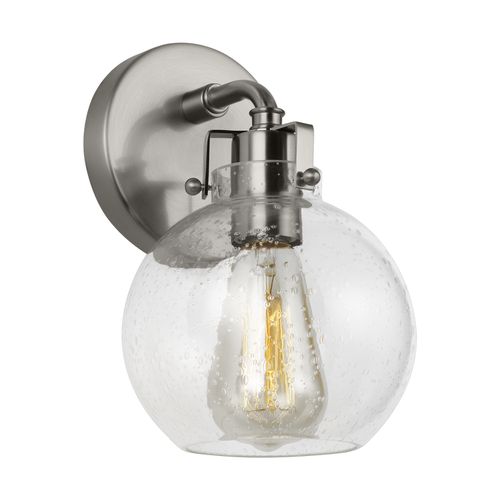 Visual Comfort Studio Clara Wall Sconce in Satin Nickel by Sean Lavin