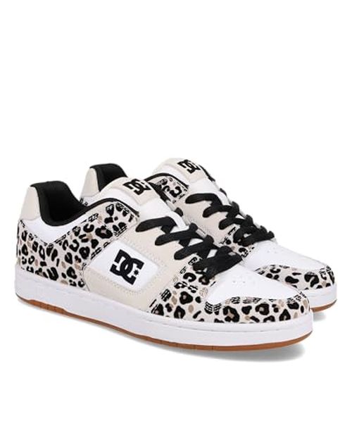 DC Women's Manteca 4 Low Skate Shoe Battleship/Crazy Pink