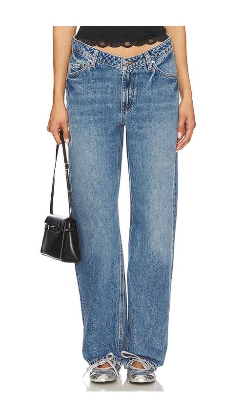 Lovers and Friends JEANS V FRONT JEAN IN KISS INDIGO in Blue. Größe 30. Also in 23, 24, 25, 26, 27, 28