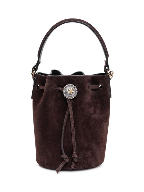Brown Dori Mini Bucket Bag