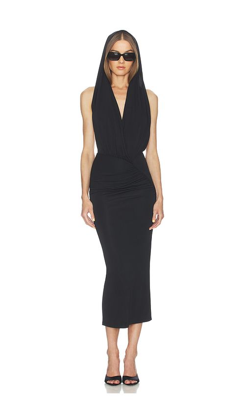 The Andamane Annie Hooded Dress in Black. 38/XS. Also /S, 42/M