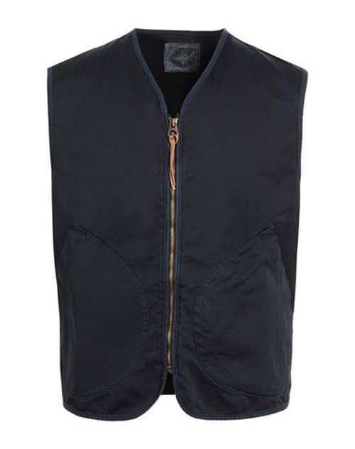 Man Vest Midnight blue Size M Cotton
